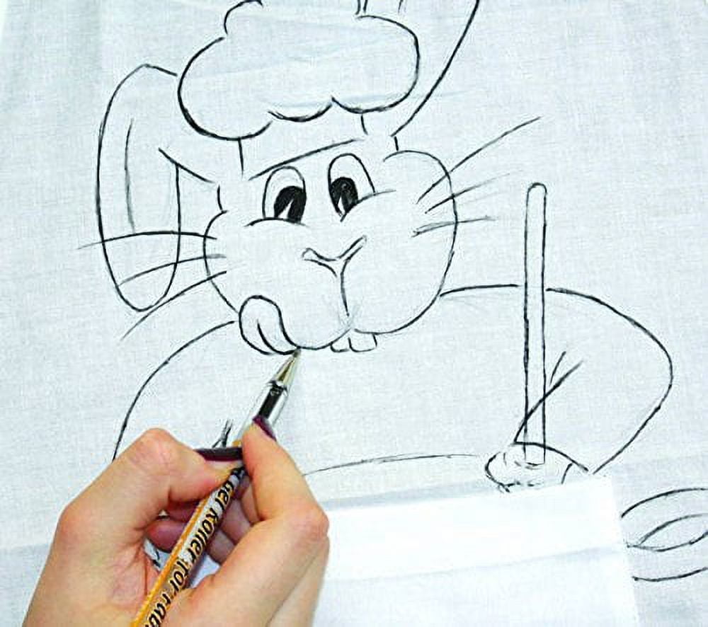 Gel Roller for Fabric, 1.0mm, Bold Lines, Permanent, Black Ink, Box of 12 (BN15-A)