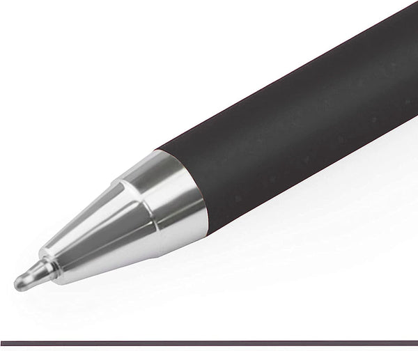 Zebra Classic Z-Grip Flight Ballpoint Pens - 1.2mm - Black and Violet - Pack of 6