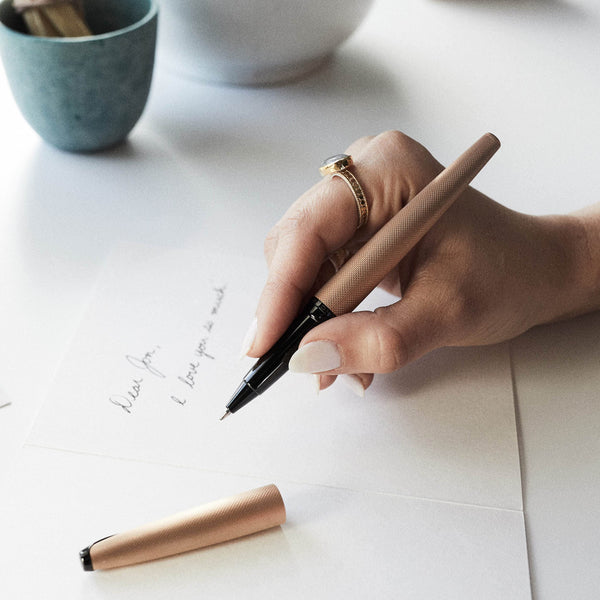 Cross ATX Refillable Ballpoint Pen, Medium Ballpen, Includes Premium Gift Box - Brushed Chrome