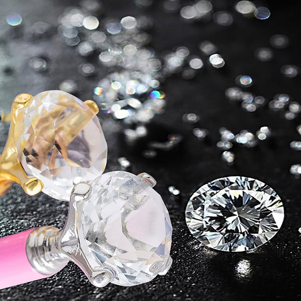 BCMMKLPP Big Diamond Pens-Bling Wedding Crystal Metal Ballpoint Pens, Idea Shower Bling Pen Guest Bridal Party Plan Diamond Wedding Gift Pen Christmas Gift Xmas 2ML Clearance!