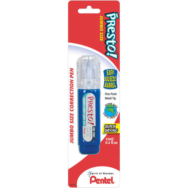 Pentel Presto! Correction Pen-12ml Fine Point
