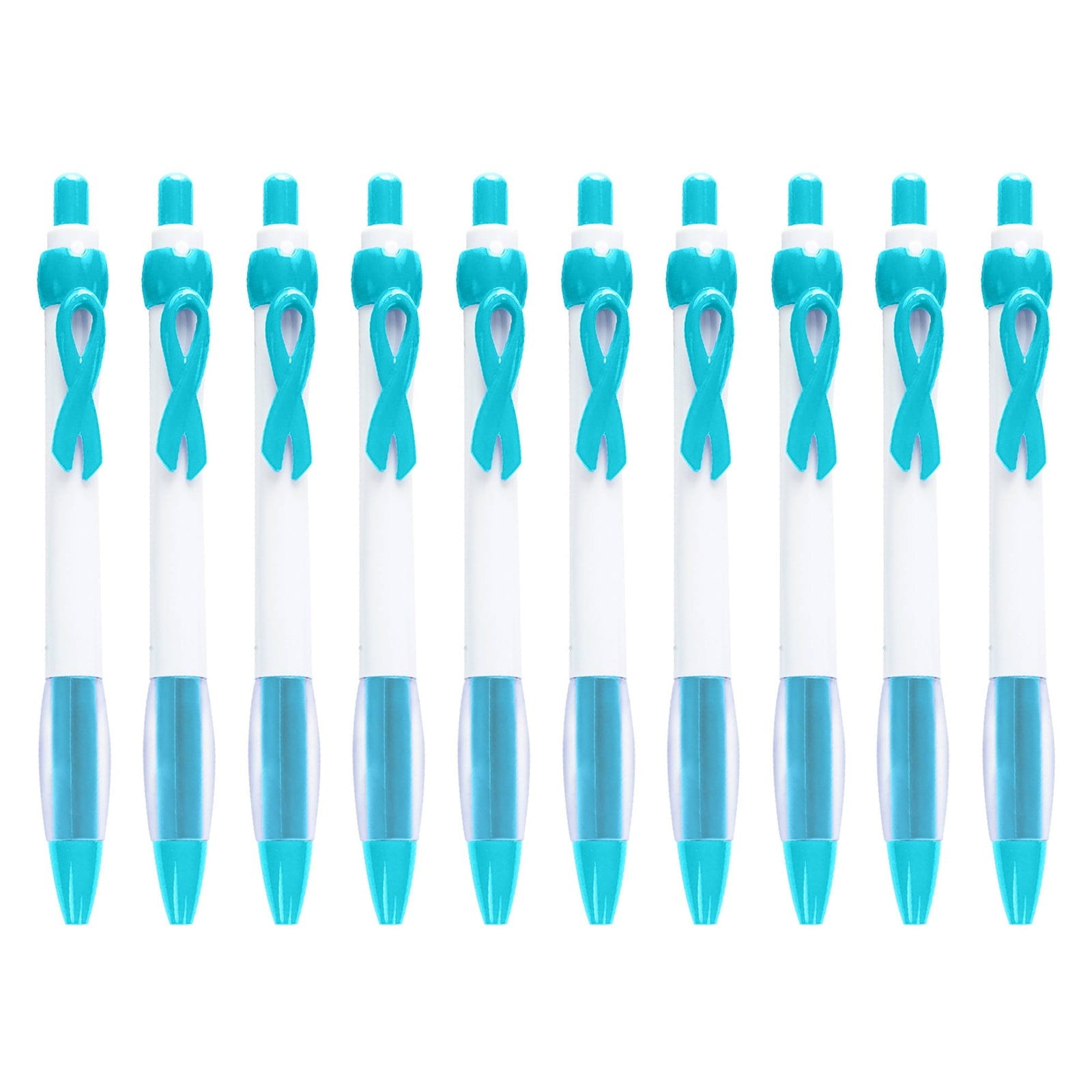 Awareness Mini Pens (10-Pack) - Custom Engraved Promotional Pens for Events, Conferences & Health Campaigns (Compact & Portable) | Ballpoint Pens, Cxui Pens Bulk Pink