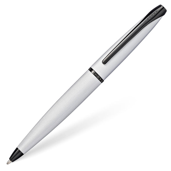 Cross ATX Refillable Ballpoint Pen, Medium Ballpen, Includes Premium Gift Box - Brushed Chrome