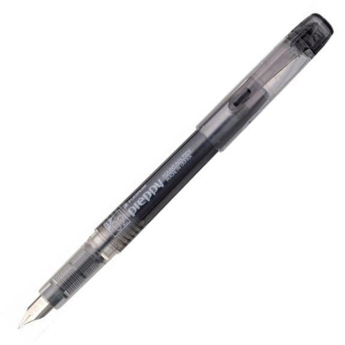 Platinum Preppy Black Fountain Pen - Extra Fine