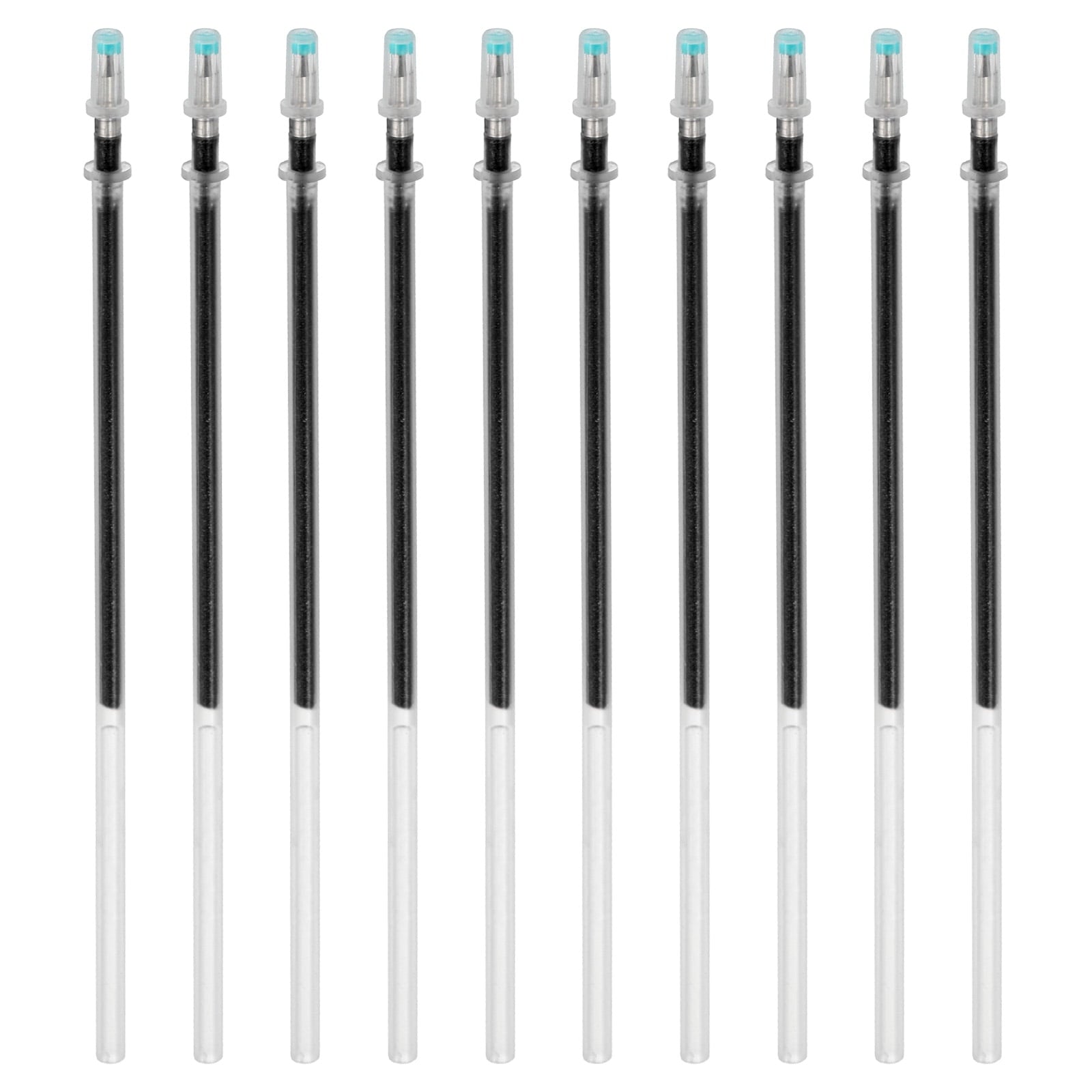 Uxcell 1mm Gel Pens Refills, 24 Pack Sparkle Metallic Ink Bold Point for Adults Coloring Books  , Rose Red