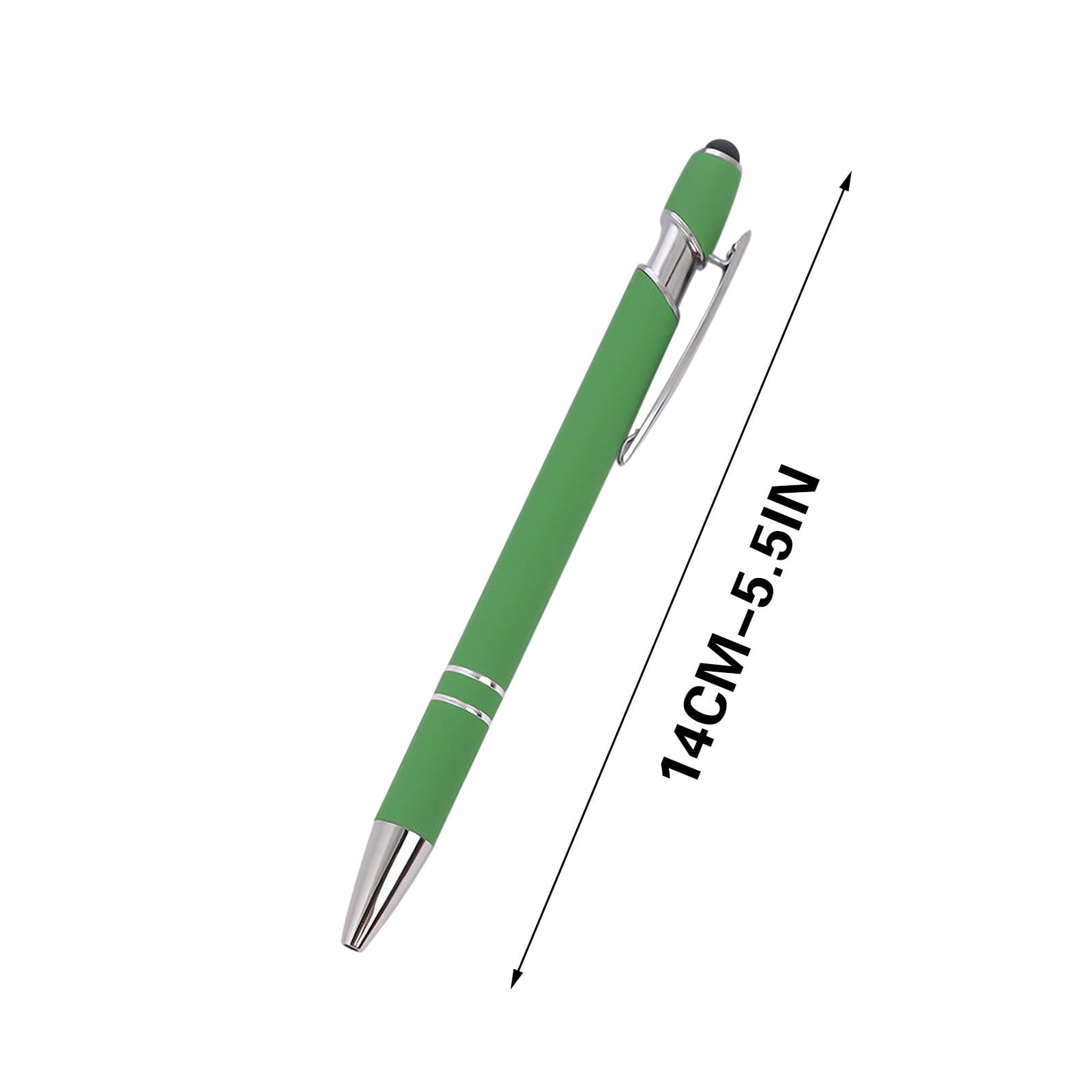 Harlier 2 in 1 Ballpoint Pen with Stylus Tip, Retractable Ballpoint Pen 1.0mm Medium Point Pen, Black Ink Writing Pen Multifunction Metal Stylus Pen for Touch Screens