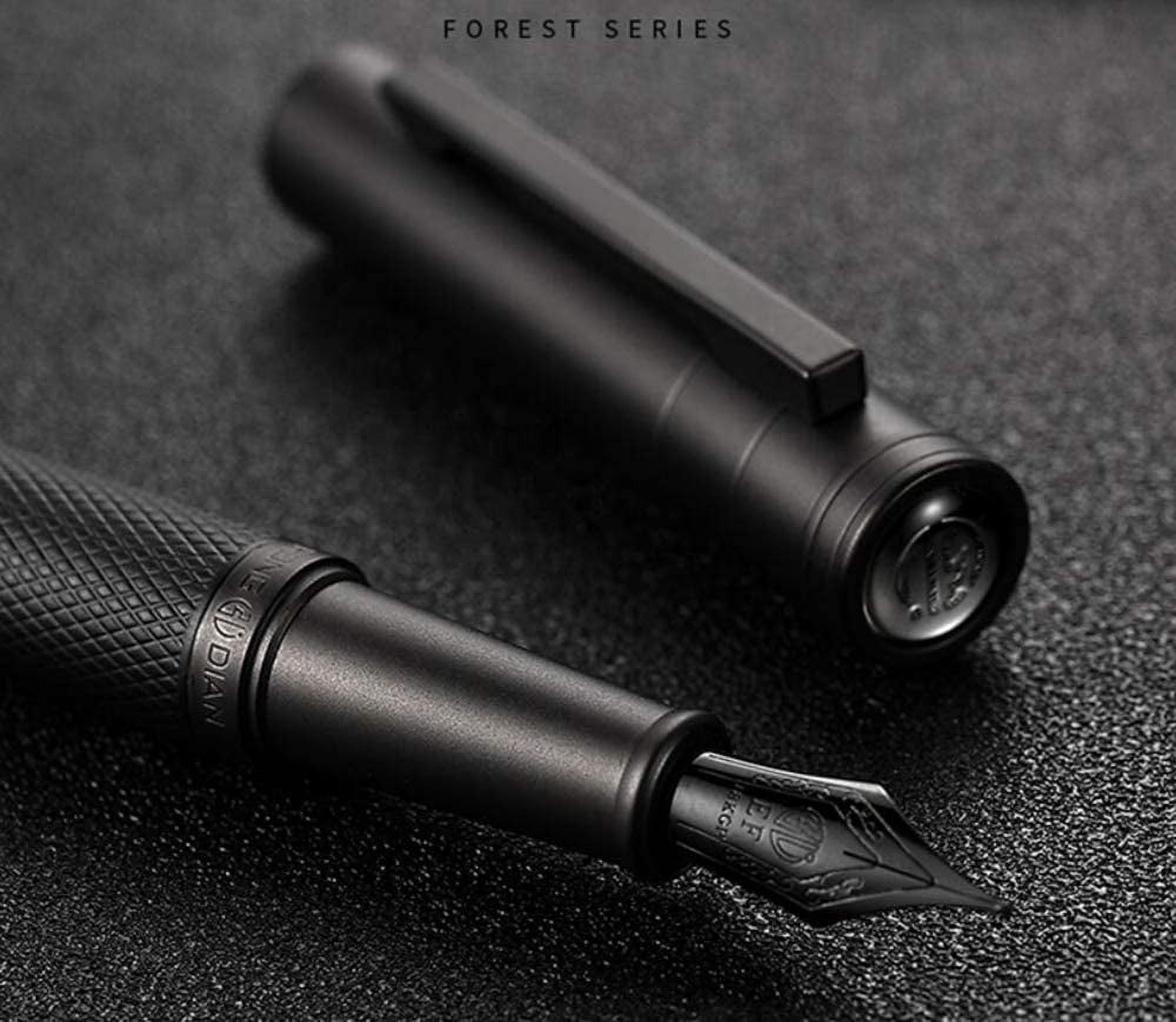 Fanzey Black Forest Fountain Pen, 0.38 mm, Black Ink