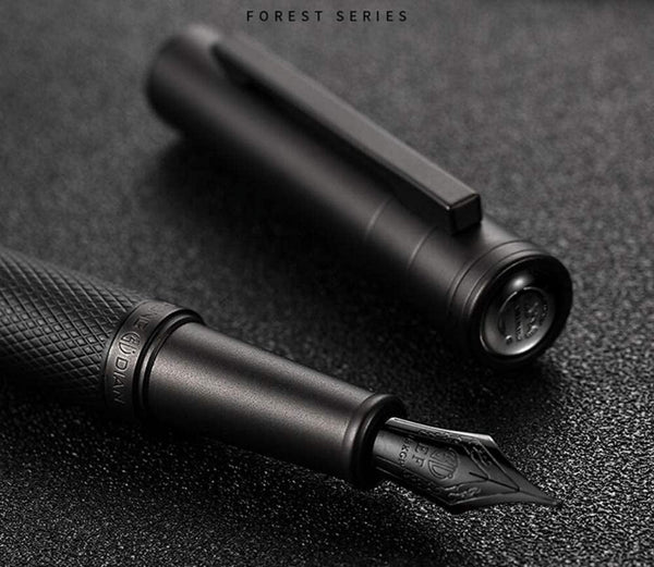 Fanzey Black Forest Fountain Pen, 0.38 mm, Black Ink
