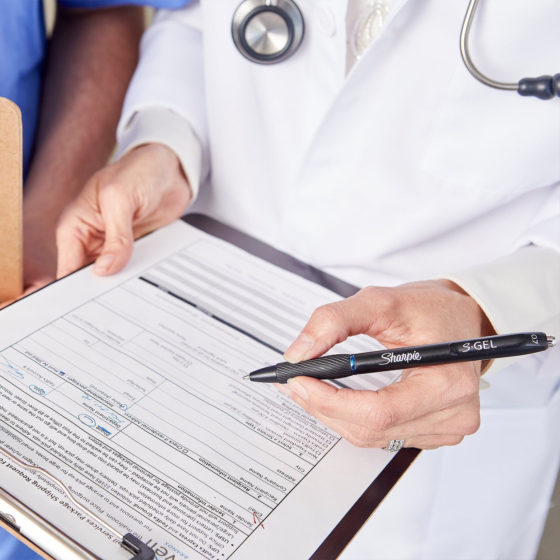 Sharpie S-Gel Pens, Carded Packaging, .7mm, 4/Pkg.